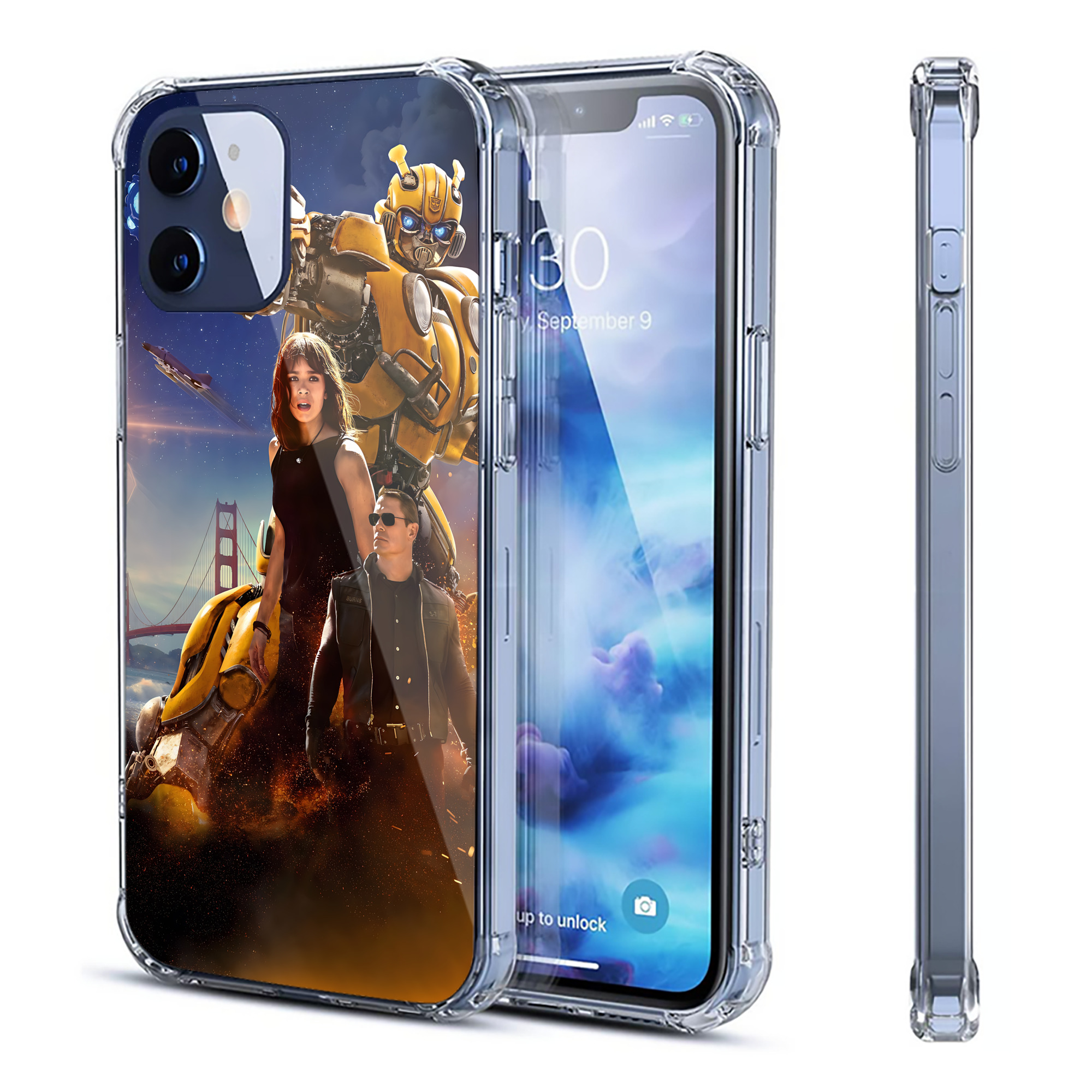 （画像用） Transformers トランスフォーマー 【iPhone 12シリーズ対応】透明スマホケース（クリアソフトケース）